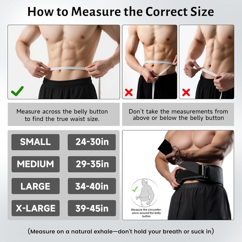 M MANUEKLEAR MANUEKLEAR Gym Weight Lifting Belt Weight Lifting Workout Weightlifting Powerlifting Belt for Men Women - 7.5inch - Bodybuilding Fitness Back Support for Cross Training, Squats, Lunges - Image 2